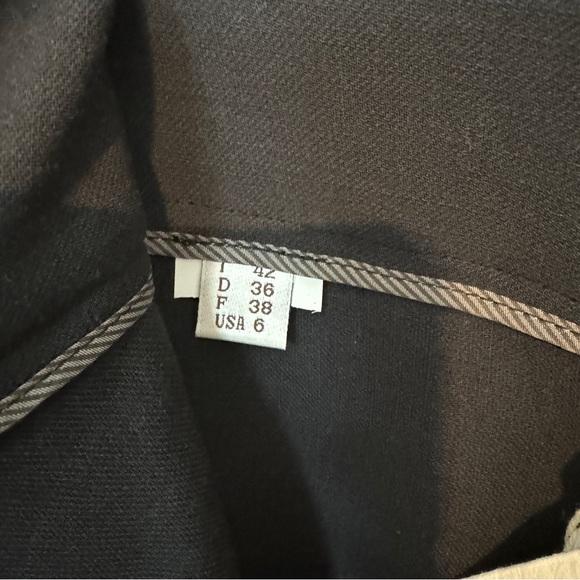 Brunello Cucinelli Women's Wool Bermuda Shorts Sz 6 Black - Picture 4 of 4